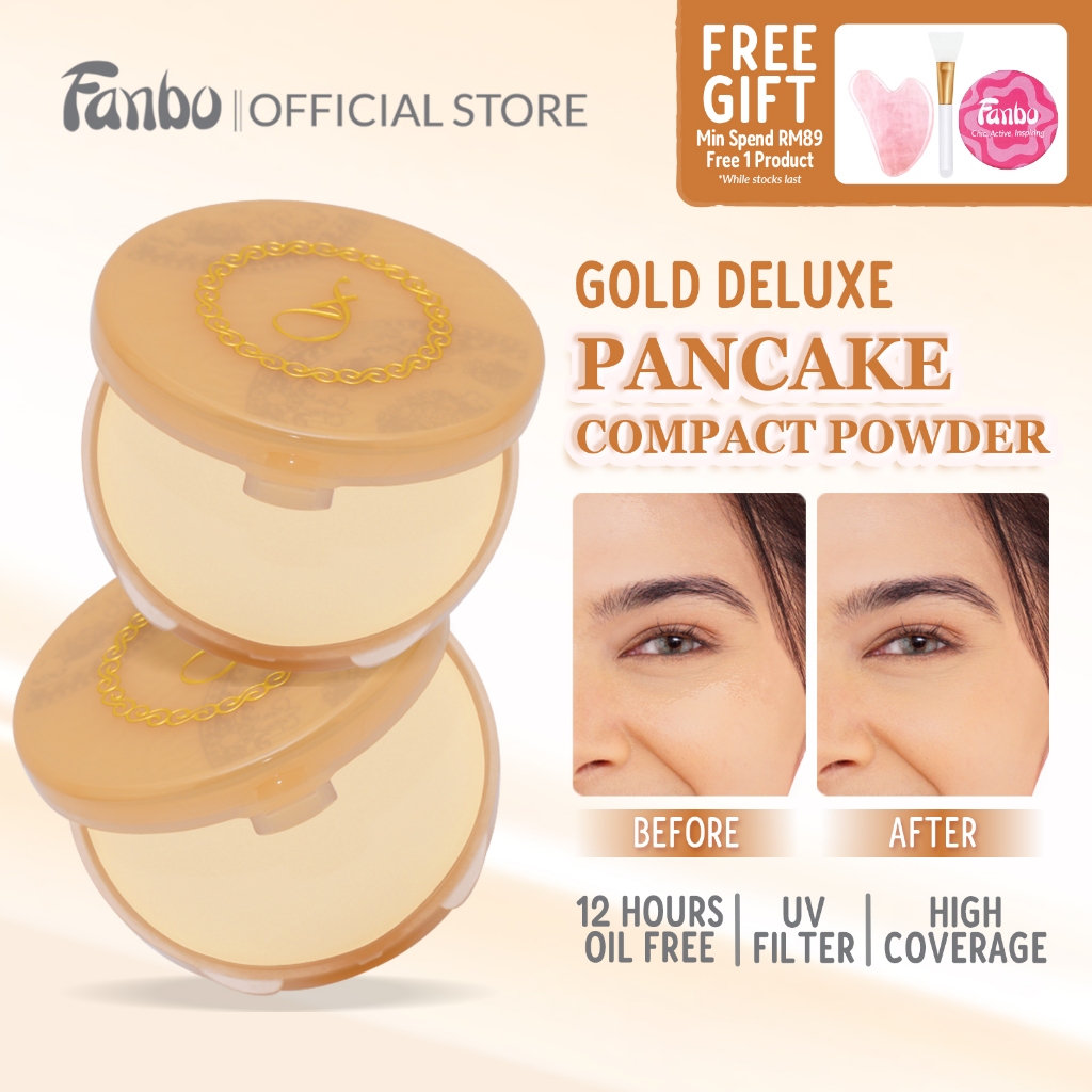 FANBO Gold Deluxe Pancake Compact Powder (20gr)