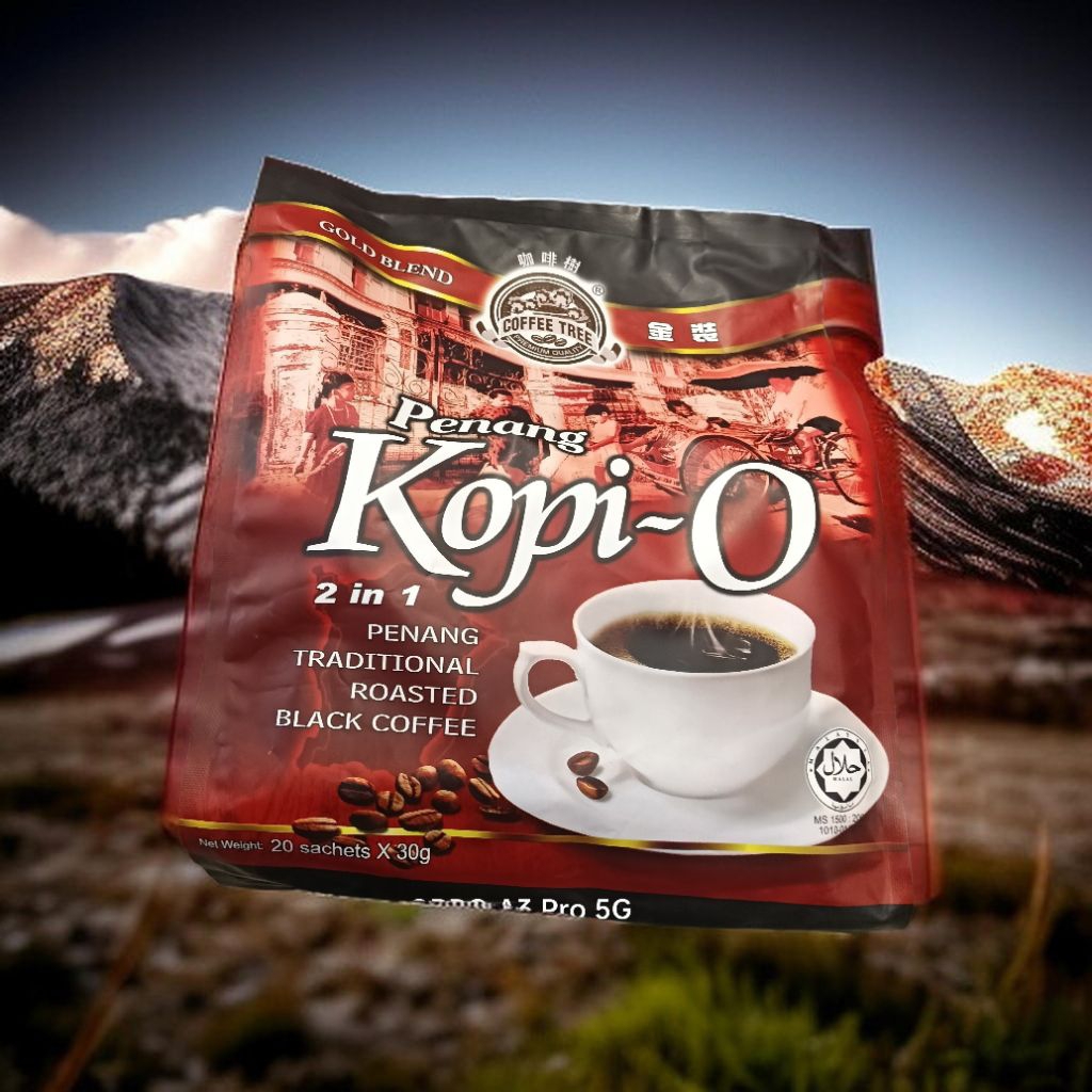 Coffee Tree Penang. Penang Kopi-0 2IN1 20sx30g (600g)