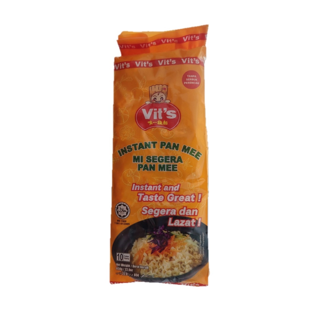 Vit's Instant Pan Mee Mi Segera 唯一板面 650g