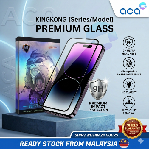 【KING KONG】Screen Protector For IP 17 PRO MAX AIR 16 16E 15 PLUS 14 13 MINI 12 11 XS X XR 8 7 Tempered Glass Tinted