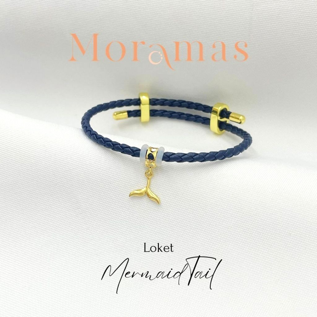 Moramas MERMAID TAIL Charm 916 Gold/ Loket EKOR DUYUNG Emas 916/ 时尚吊坠916金