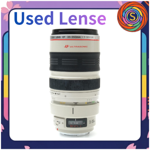 【Secondhand】Canon EF 35-350mm f/3.5-5.6L USM Super Zoom L Lens EF Mount DSLR used pre-loved