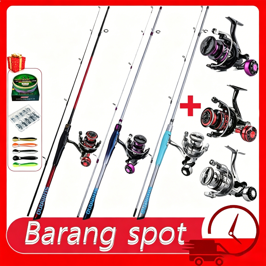 Fishing Rod Set Barang Mancing Set Fishing Combo Set Joran Pancing Set Pancing Set Fishing Rod