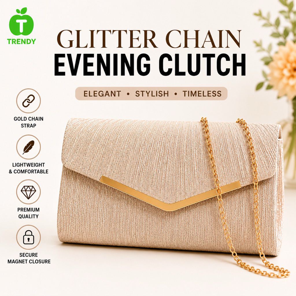 Women Evening Clutch Bag Luxury Wedding Dinner Handbag Elegant Chain Sling Party Purse Beg Perempuan