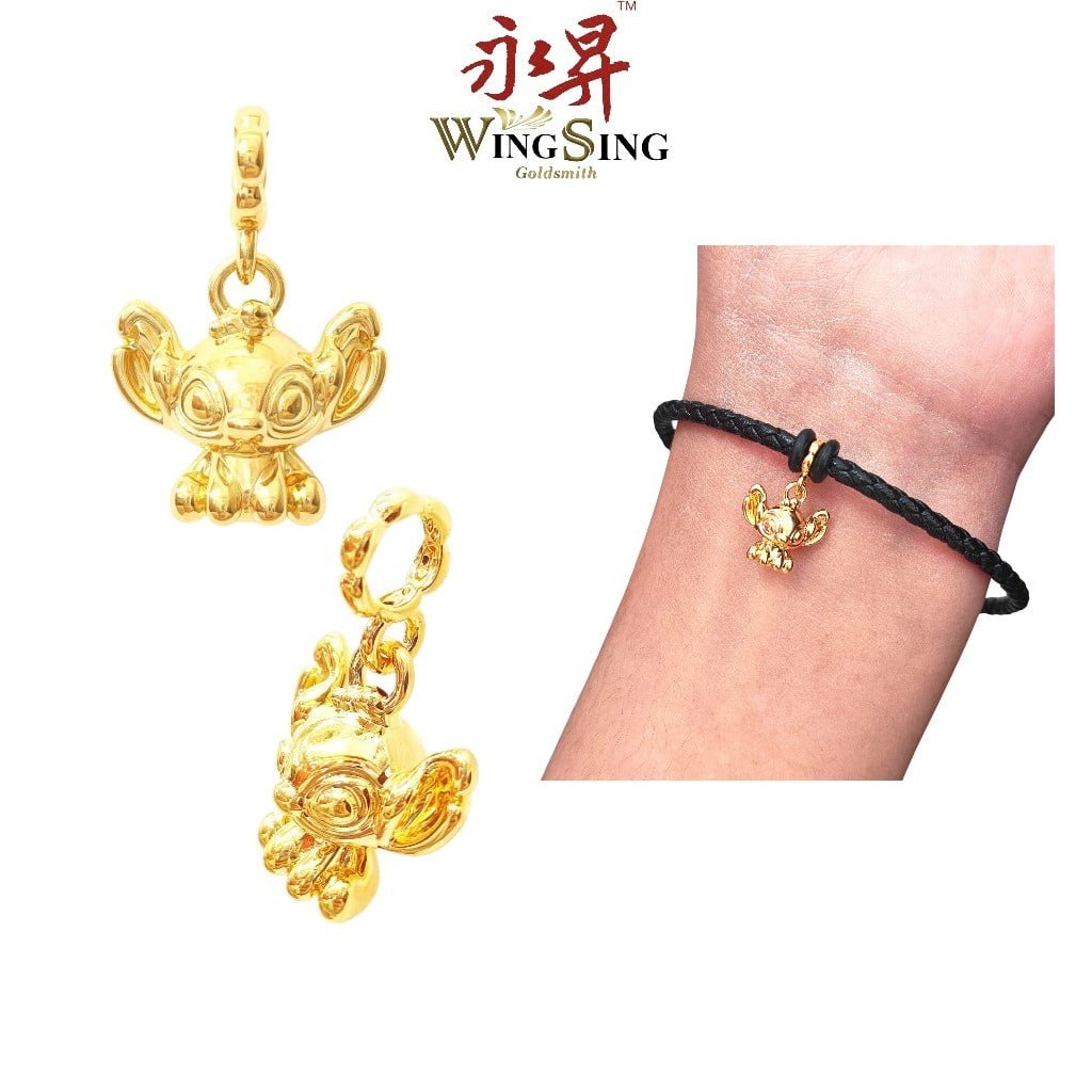 Wing Sing 916 5G Loket Stitch 5G 916 Stitch Charm 916 5G Pendant