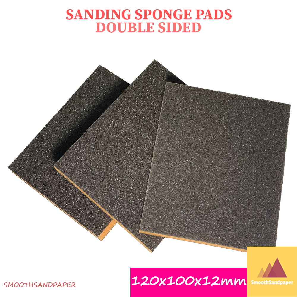 Sanding Sponge Block Double Sided | Sponge Sandpaper | Wood Paint Metal Surface | Sanding Block 海绵砂块 image 3