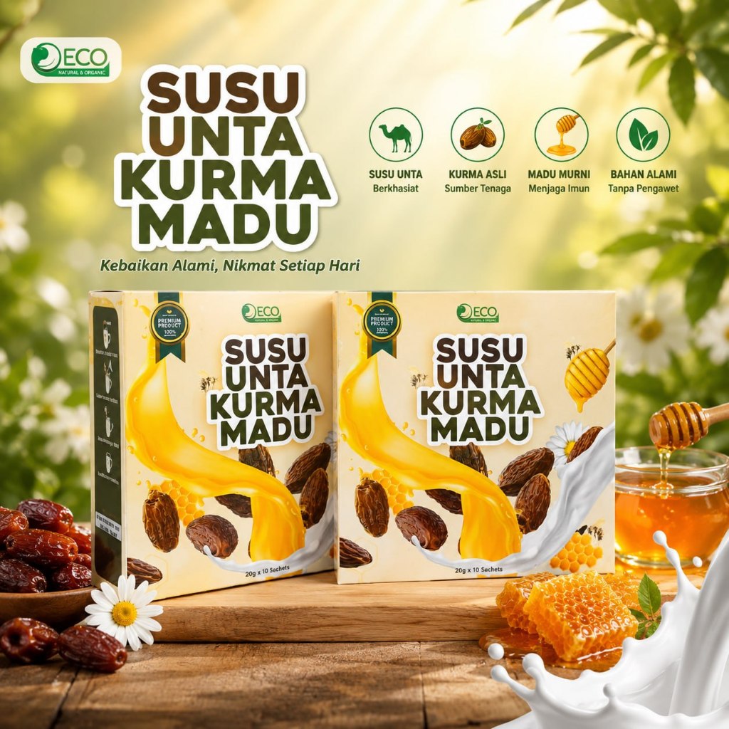 Susu Unta Kurma Madu Minuman Berkhasiat Untuk Ibu Hamil, Nutrisi Harian & Sumber Protein
