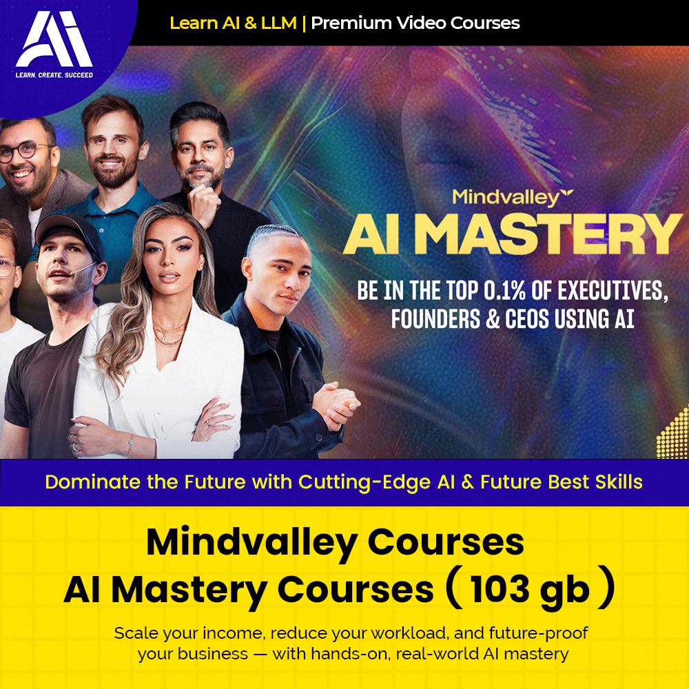Learn Ai 2026 Video Courses - Mindvalley - AI Mastery | Learn Ai 2026 Video Lessons | AI Video Courses