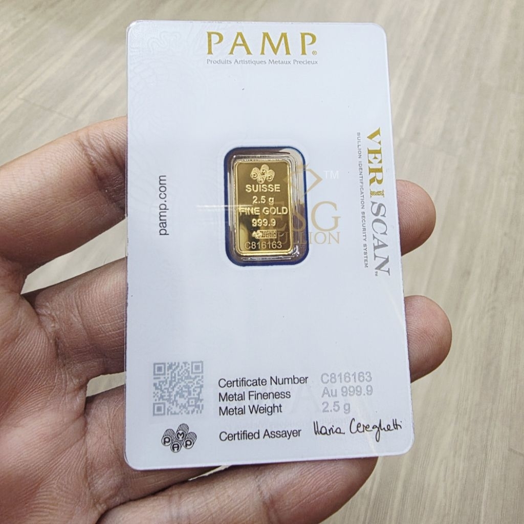 ORIGINAL100% PAMP SUISSE Gold Bar - Lady Fortuna 999.9 [2.5gram] !FREE GIFT&hellip;