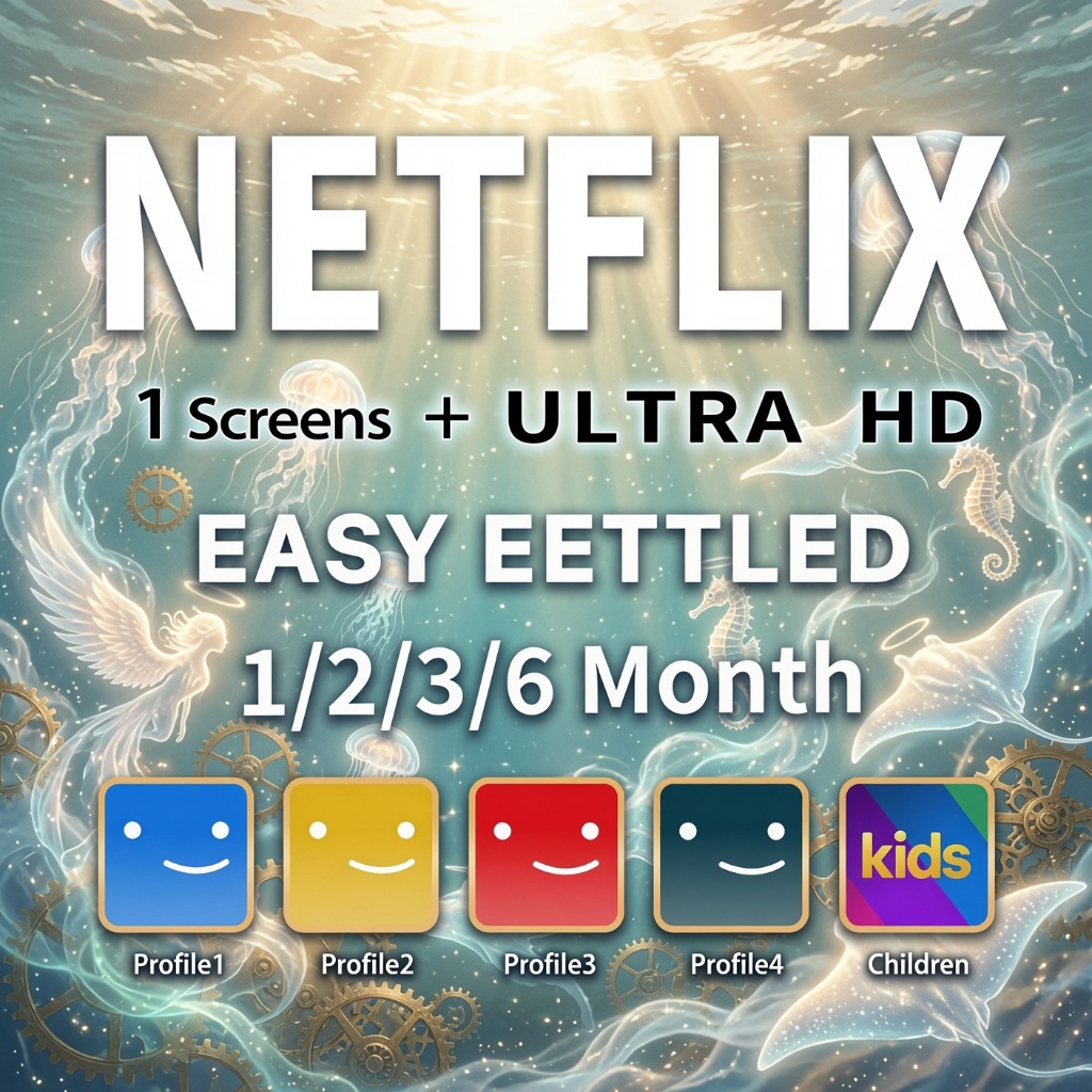 NETFLIX Account 4K FIix Account Premium Plan Neflix Murah