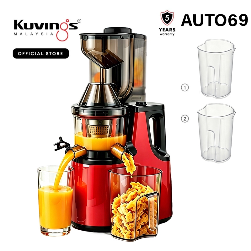 Kuvings Hands-Free Slow Juicer AUTO69 - Mini Max | 2026 Latest Model Mesin Jus
