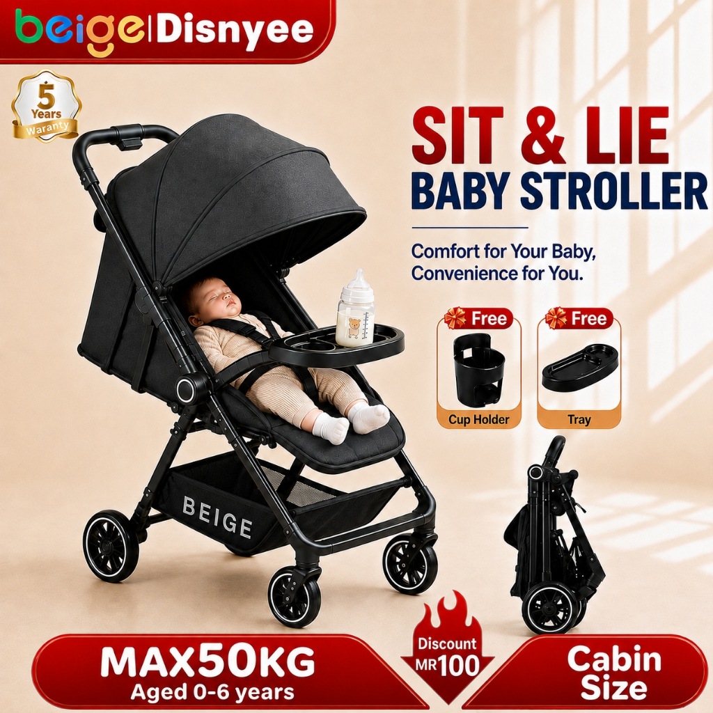 Stroller Baby Foldable 2 Way New Born Max 99kg Baby Stroller With Tray are allowed on board
