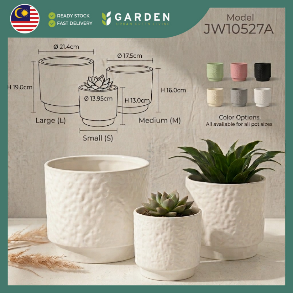 European Modern Minimalist Creative Ceramic Flower Pot Design Decoration Indoor Vase Plant Pasu Bunga Seramik JW 花盆