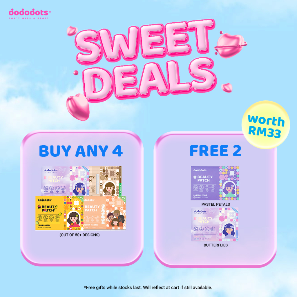 [BUY 4 FREE 2] Dododots Pimple Patches - All Products | Asia's No.1 Clinical-Grade Hydrocolloid Acne Patch w TeaTreeOil