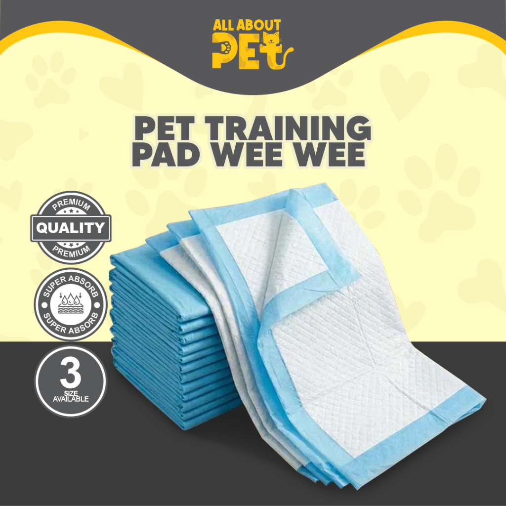 PENANG READY STOCK🐕‍🦺🐈 Pet Training Pad Wee Wee Pad S M L XL Urine Absorb Toilet Super Dry/Ultra Absorbent/Leak Proof