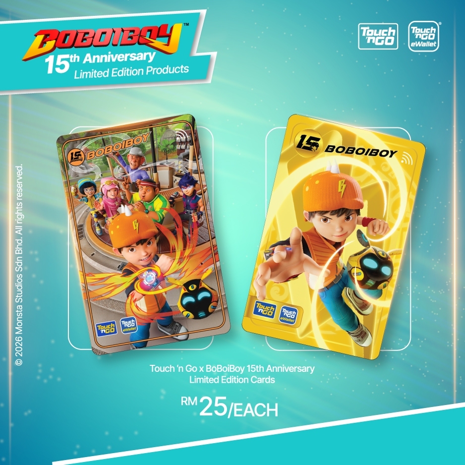 Touch 'n Go x BOBOIBOY Limited Edition Card