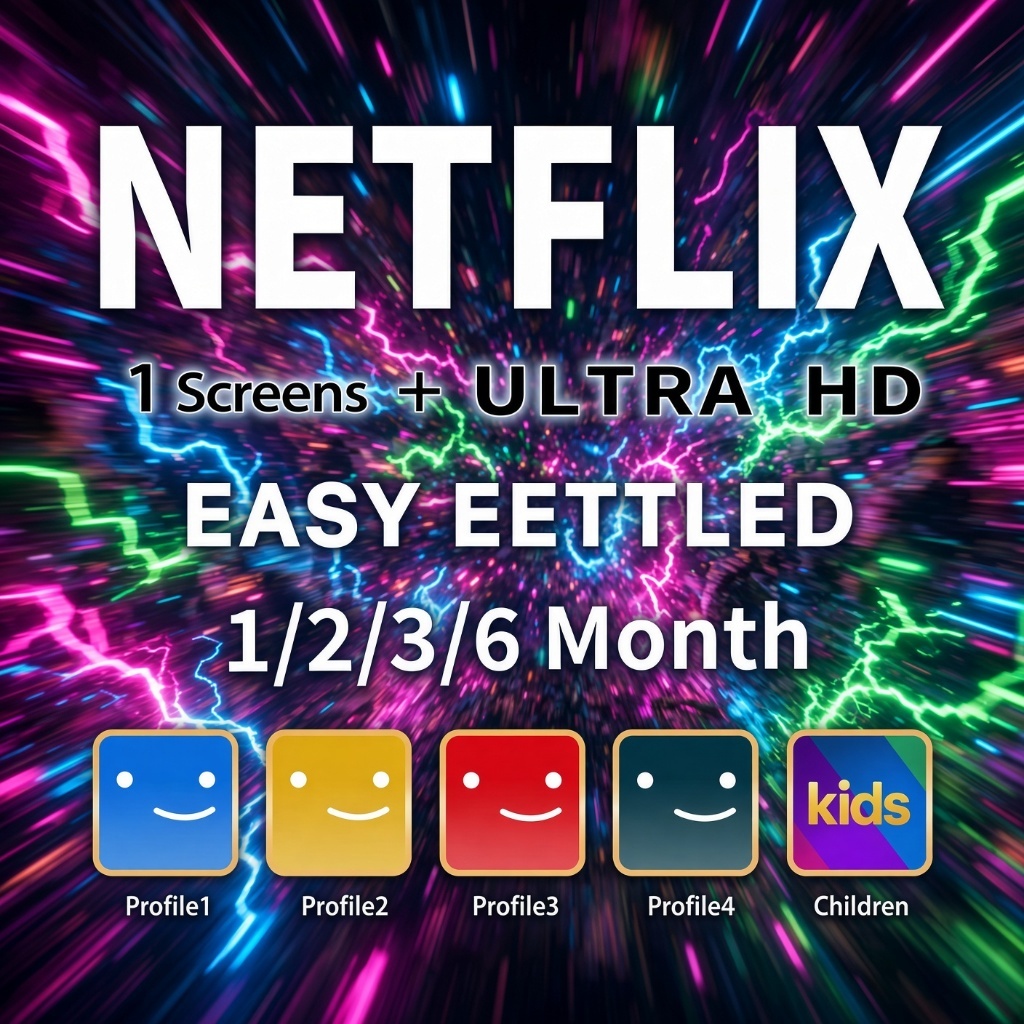 NETFLIX Account 4K FIix Account Premium Plan Neflix Murahflix NXV7.34