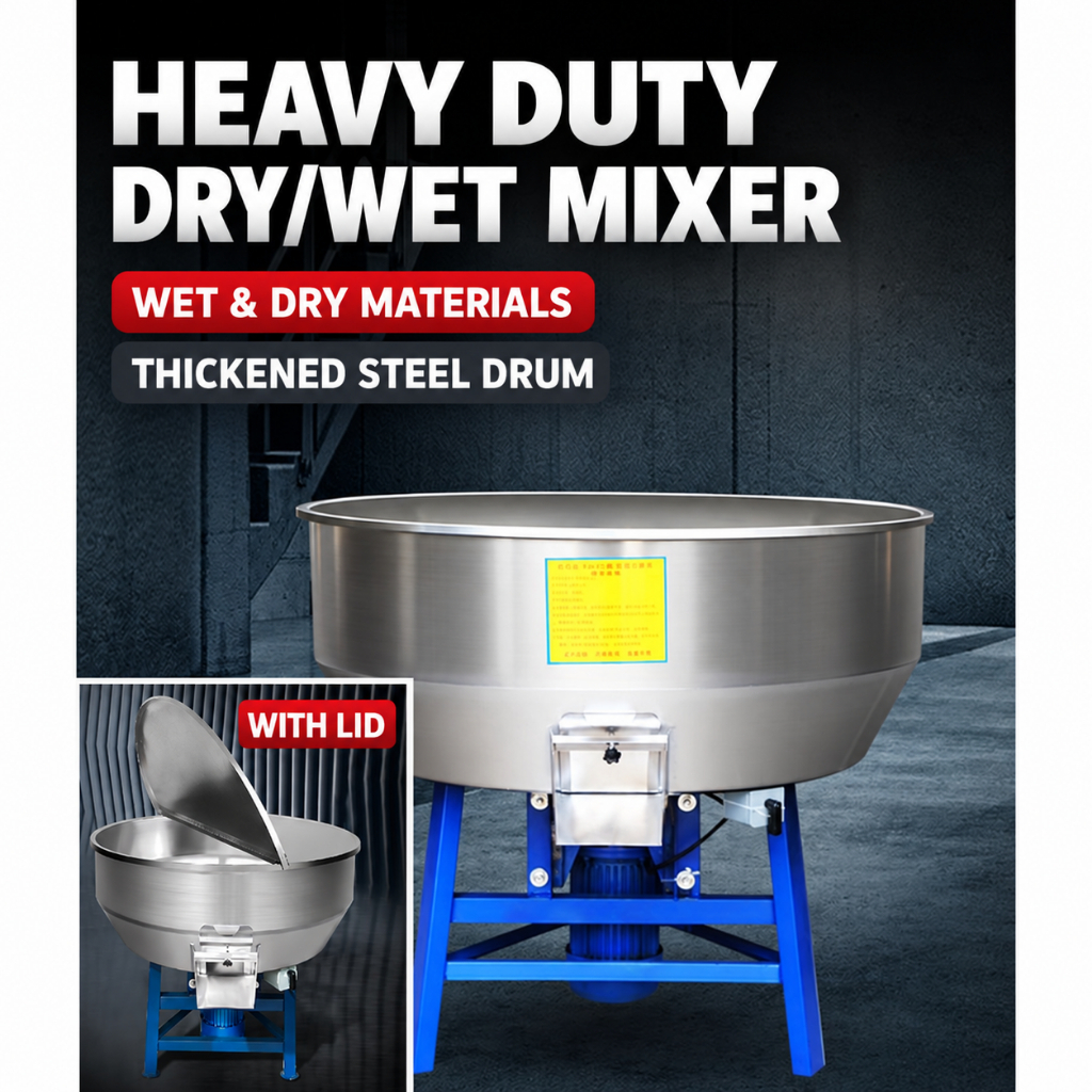 [40 Rotation Per Min] Wet Dry Mixer Vertical Mixer Wet Compost Grain Mixer Machine Wet Pellet Mesin Gaul 干湿搅拌机鸡粪搅拌机