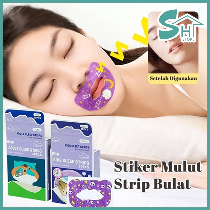 30Pcs Mouth Breathing Patch Sleep Aid Health Care Mouth Closure Tape Non-Woven Fabric Stop Snoring Anti Snoring Sticke
