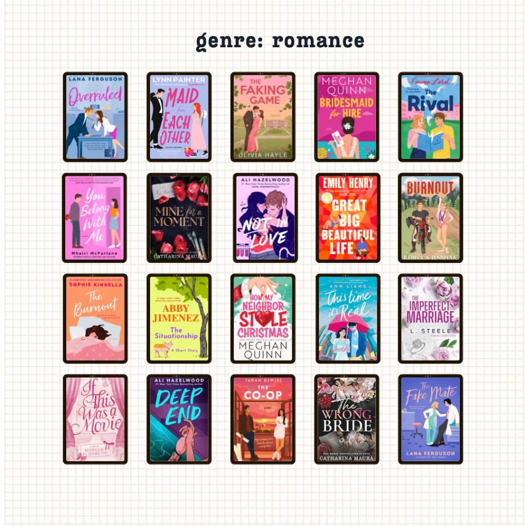 20 Bundle Ebook/ Romance/ Ali Hazelwood/ Meghan Quinn/ Abby Jimenez/ Marriage Convenience