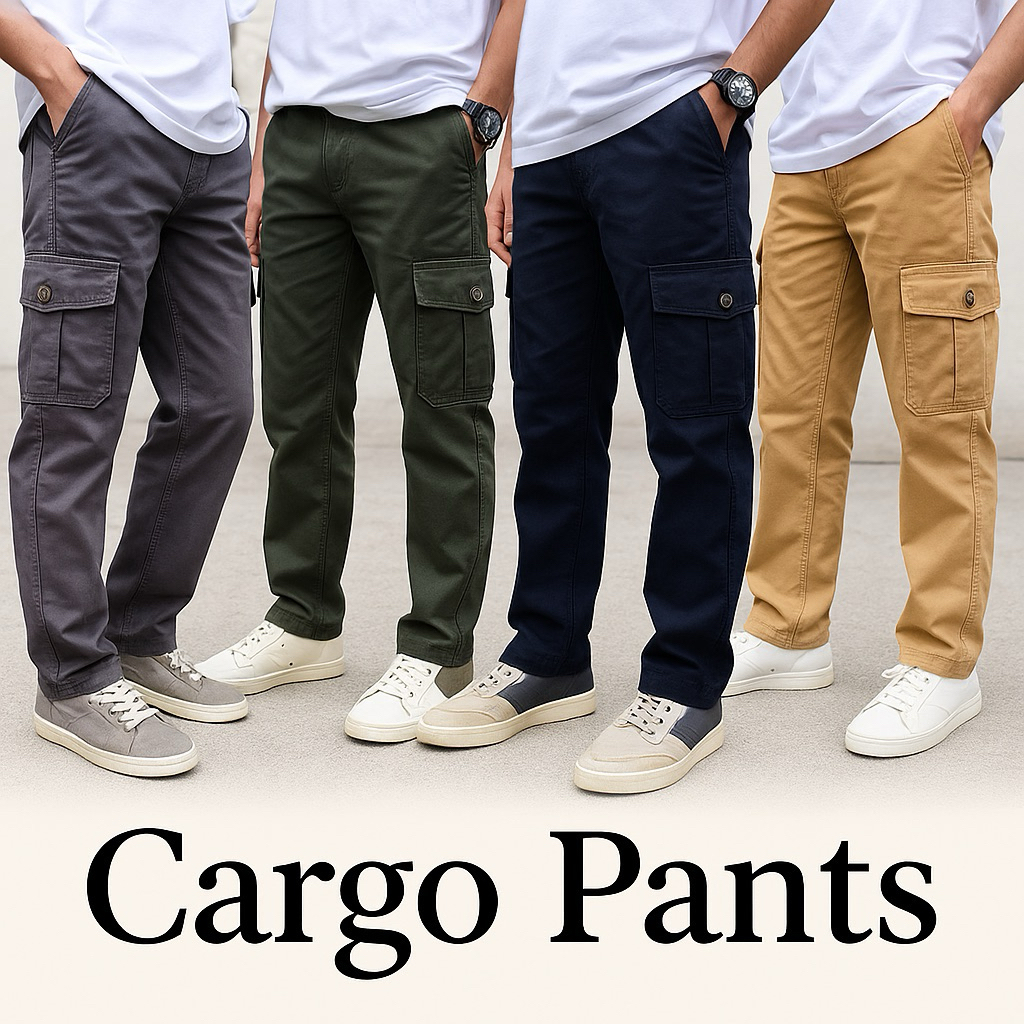Seluar Cargo Lelaki Panjang[28-48]Six Pocket Cargo Tactical Working Pants Men Cutting Regular Fit