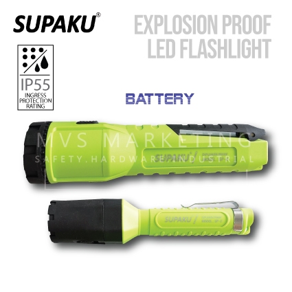 SUPAKU EXPLOSION PROOF LED FLASHLIGHT / LED LIGHT - AA BATTERY (MODEL : AFW-SP3 / AFW-SP4) - 1 PC
