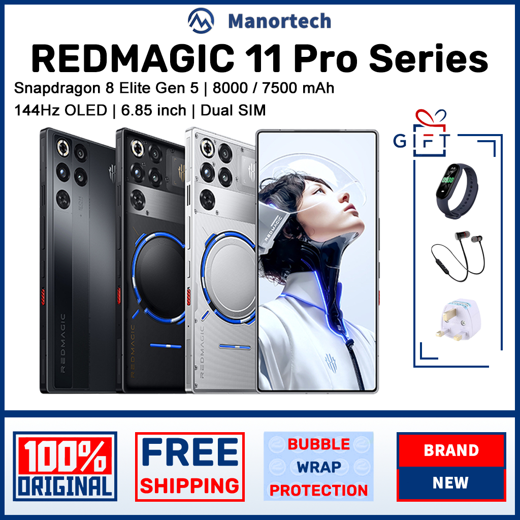 Nubia REDMAGIC 11 Pro+ Snapdragon 8 Elite Gen 5 Liquid Cooling Gaming Phone / REDMAGIC 11 Pro 6.85 inch 1.5K 144Hz OLED