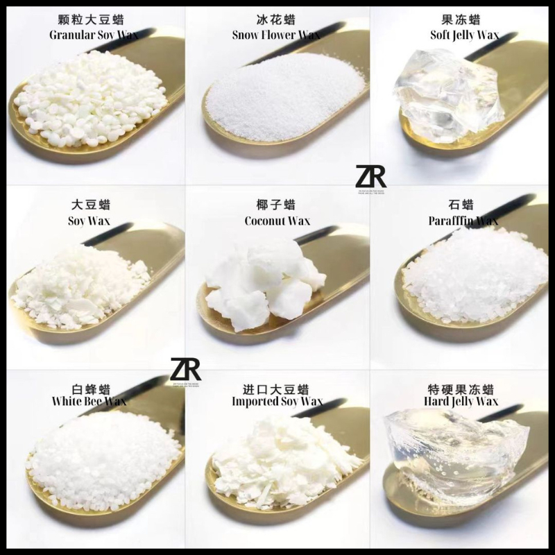 ZR/200g-1kg/Soy Wax/Bee Wax/Coconut Wax/Snow beads/Ice Snow/Palm Wax/Gel Wax/Jelly Wax/Sand Wax/纯天然大豆蜡椰子蜡蜂蜡果冻蜡冰花蜡棕榈蜡
