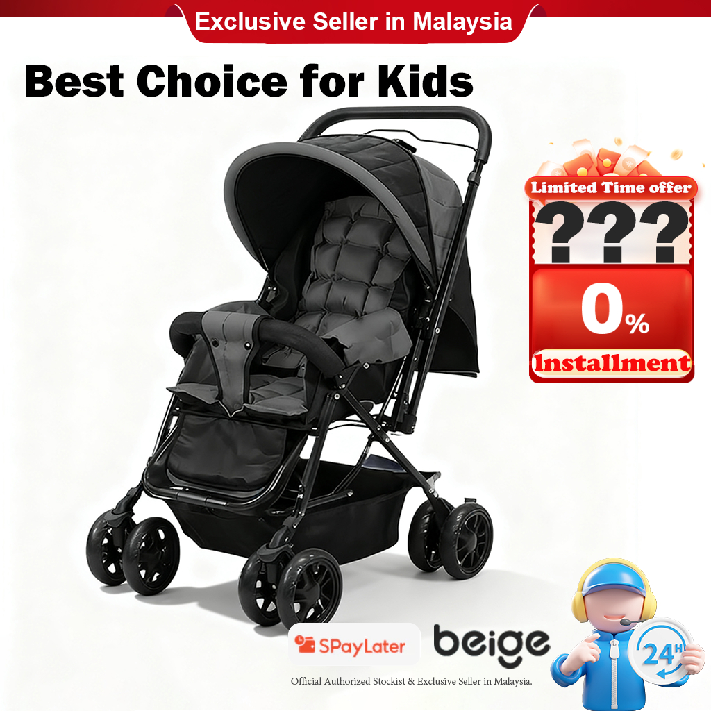 Baby Stroller 2 way 4 wheels Ultra lightweight Foldable Soft Seat Kids magic stroller 嬰兒手推車