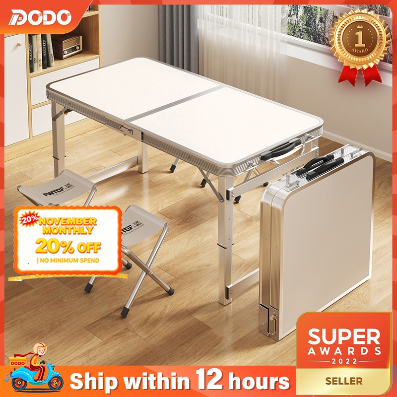 ?️Meja Lipat Folding Table Multi Functional Dining Table Modern Portable Lluminum Outdoor Travel Meja Makan 桌子 餐桌 户外