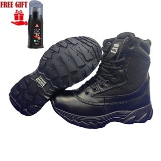 Typhoon Tactical Men Shoes – Heavy-Duty Military Style Boots Kasut Operasi