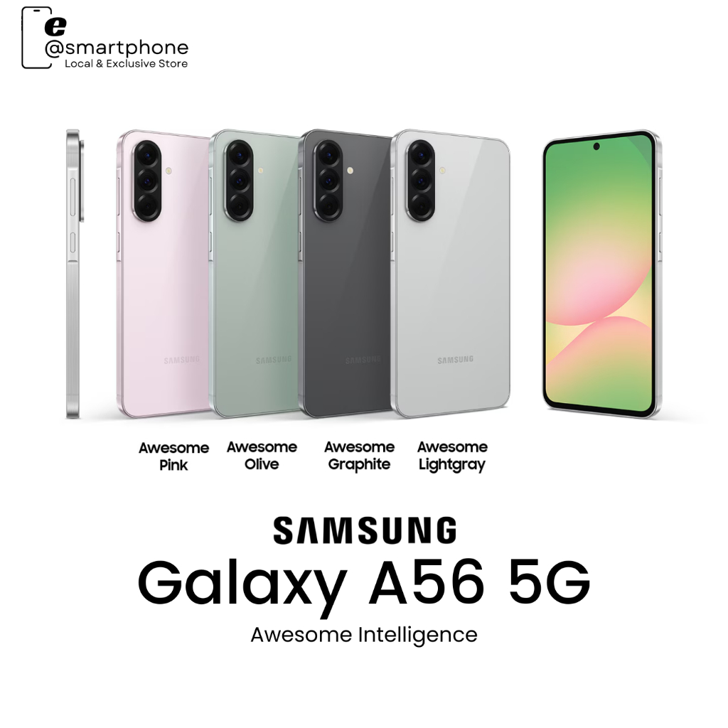 Samsung Galaxy A56 5G (12GB + 256GB ROM) Samsung Malaysia Warranty