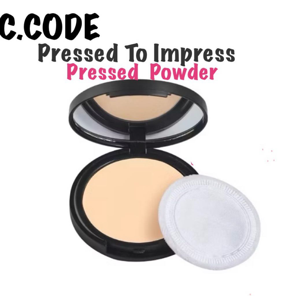 C.CODE Pressed To Impress Pressed Powder 11g  ~ Color Shades: N1 / C2 / W2