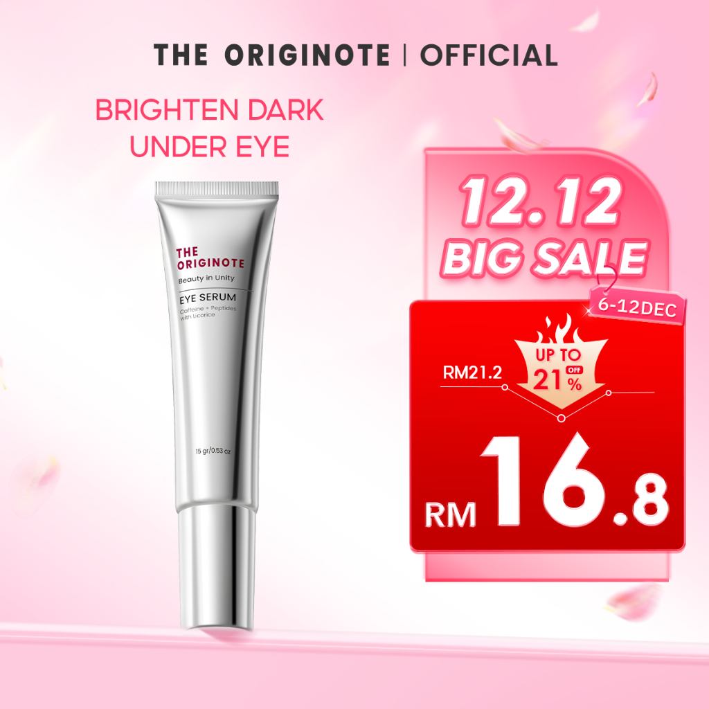 The Originote Caffeine + Peptides Eye Serum - Eye Cream Dark Circles Remover Skincare Eye Serum Eye Treatment