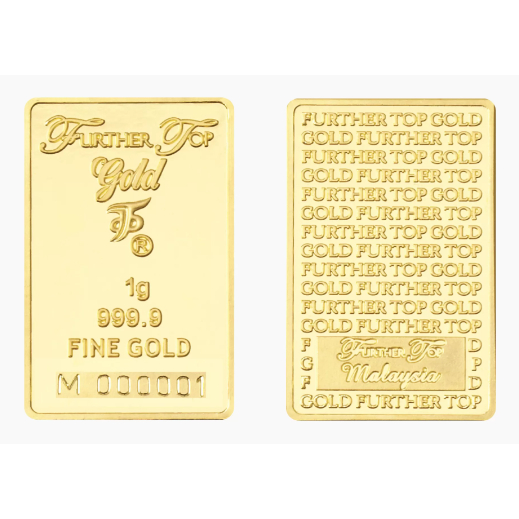 999.9 FURTHER TOP GOLD BAR 1/5GM