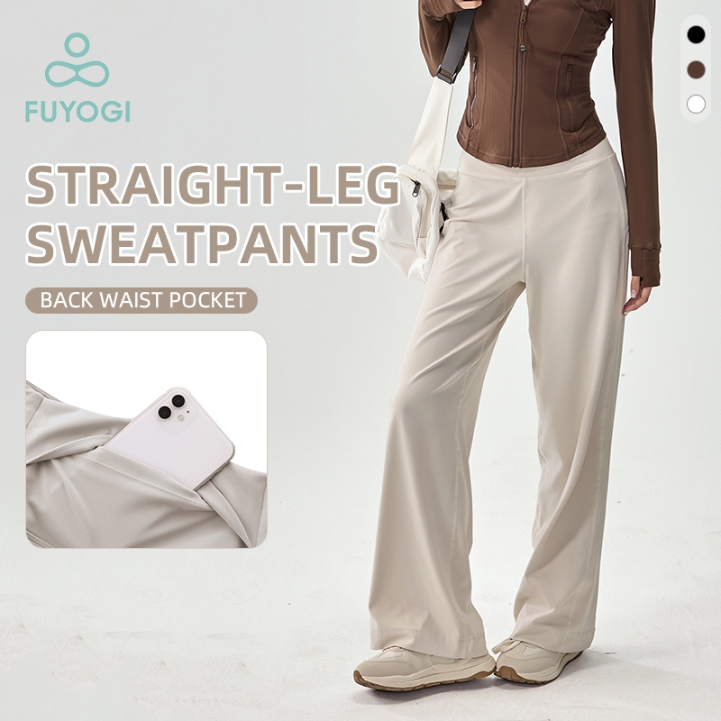 FUYOGI Sport pants Yoga Women Hight waist With Back Pocket Workouts Leggings Slimming