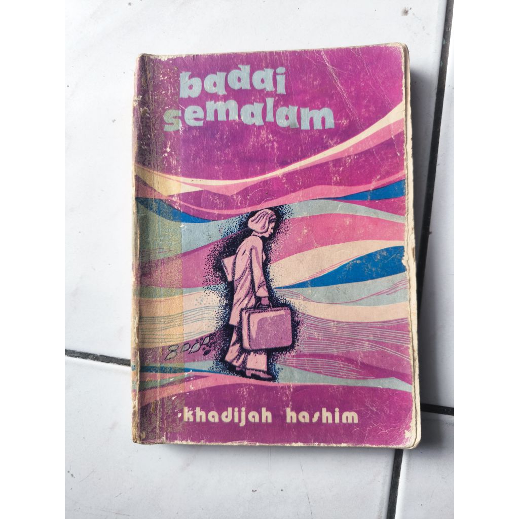badai semalam cetakan ke 5 (1974)   - khadijah hashim preloved