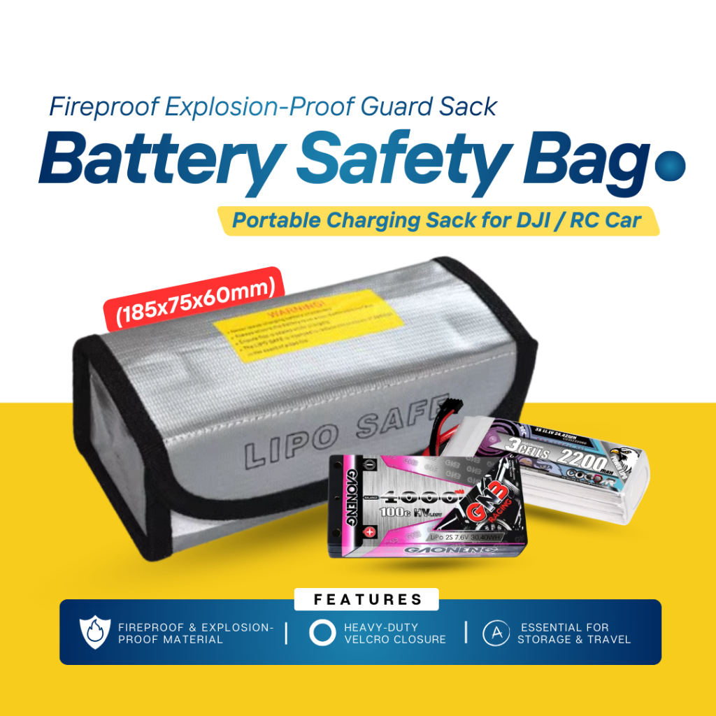 LH-25150 // Silver Battery Explosion-Proof Bag