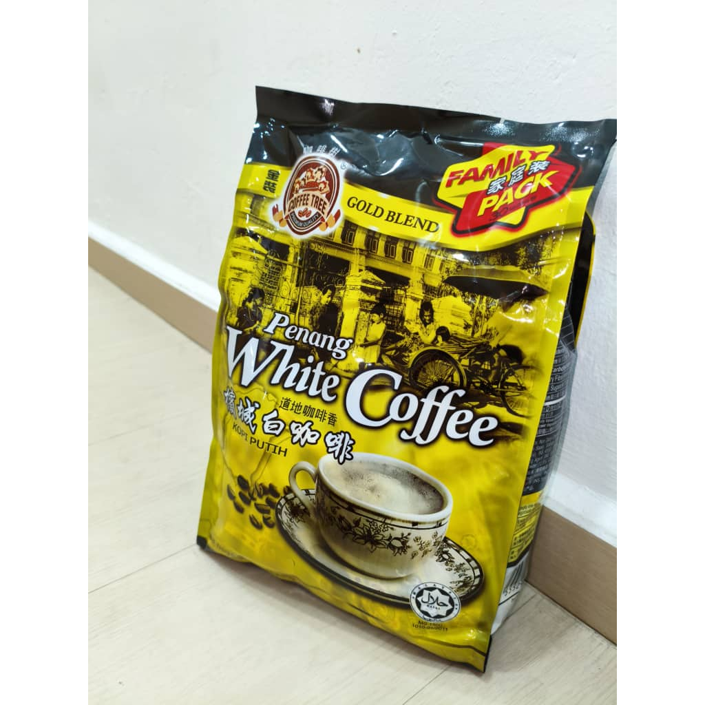 Coffee Tree Penang White Coffee - Family pack 30's x 40g