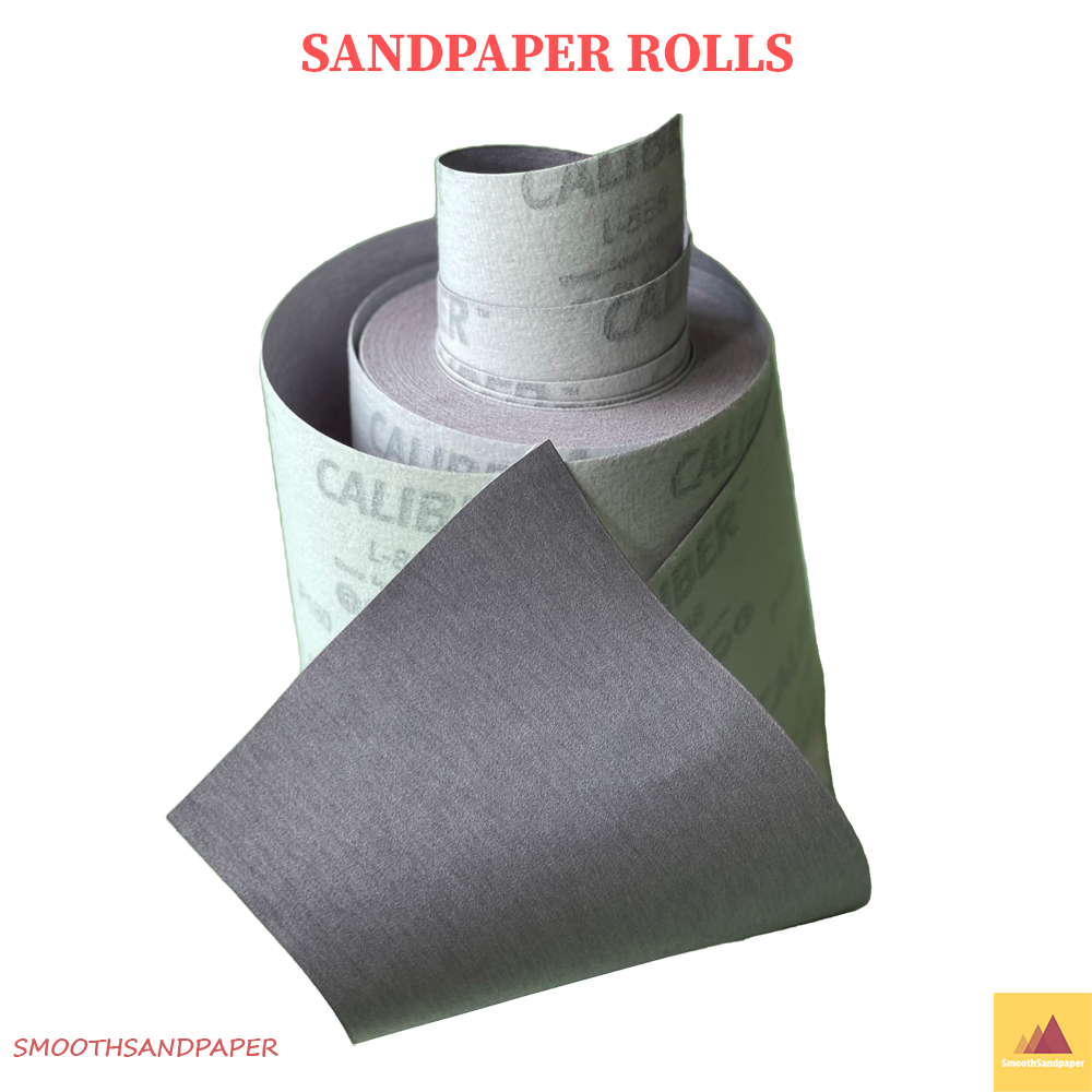 Velcro HOOK&LOOP Sandpaper Roll Ceramic Aluminium Oxide (Purple) Kertas Pasir (Ungu) 130mmX1Meter 植绒砂纸卷陶瓷磨料 image 5