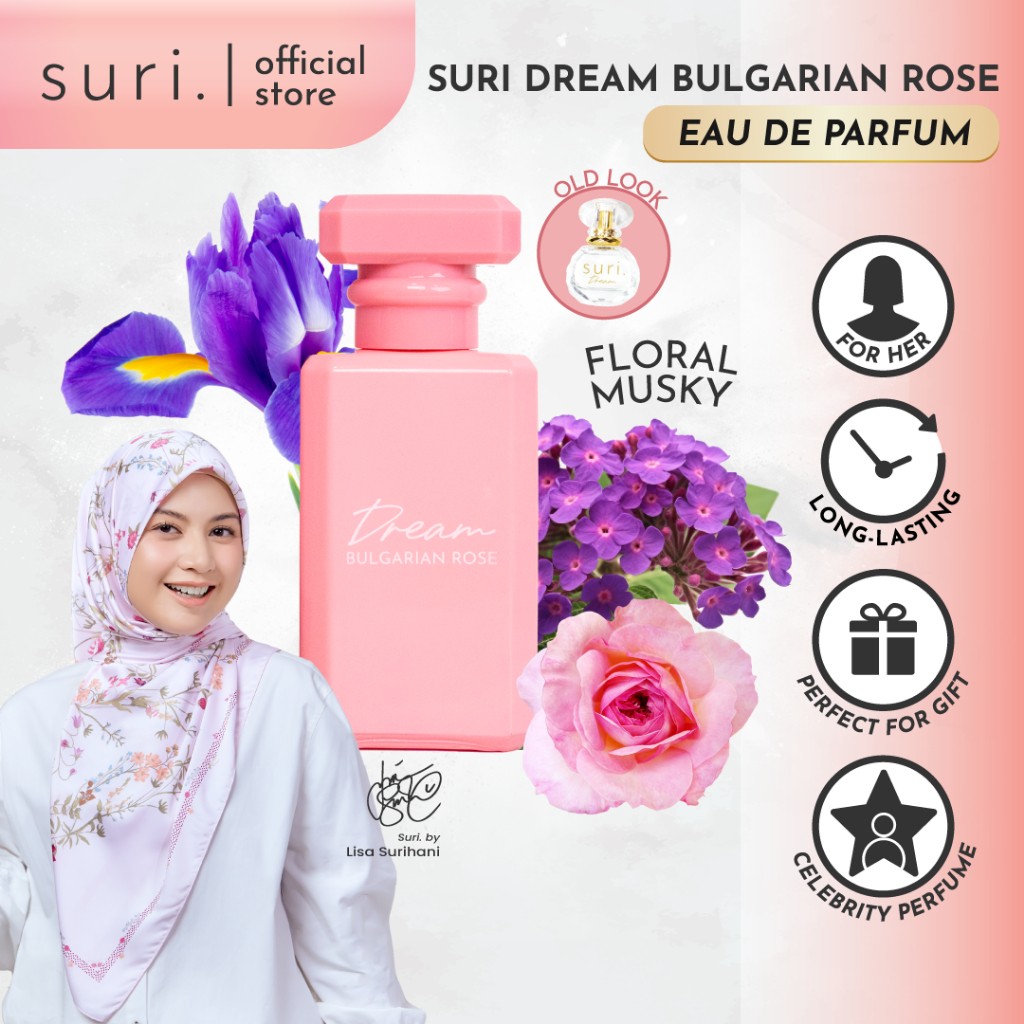 SURI Dream Bulgarian Rose EDP by Lisa Surihani Celebrity Original Fragrance Floral Elegant Perfume High Quality