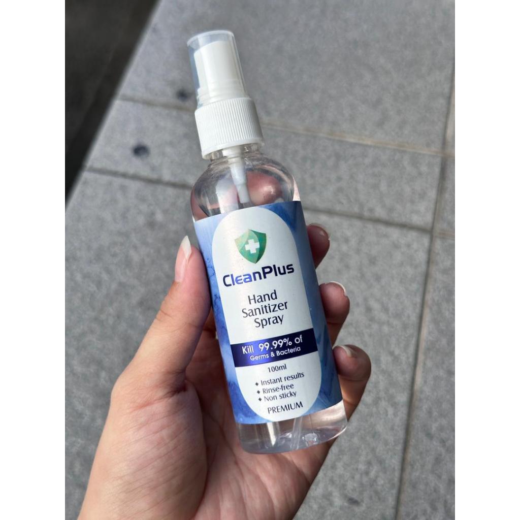 [NEW] Clean Plus Sanitiser Spray 100ML Kills 99.99% Germs and Bacteria Sanitize Clean