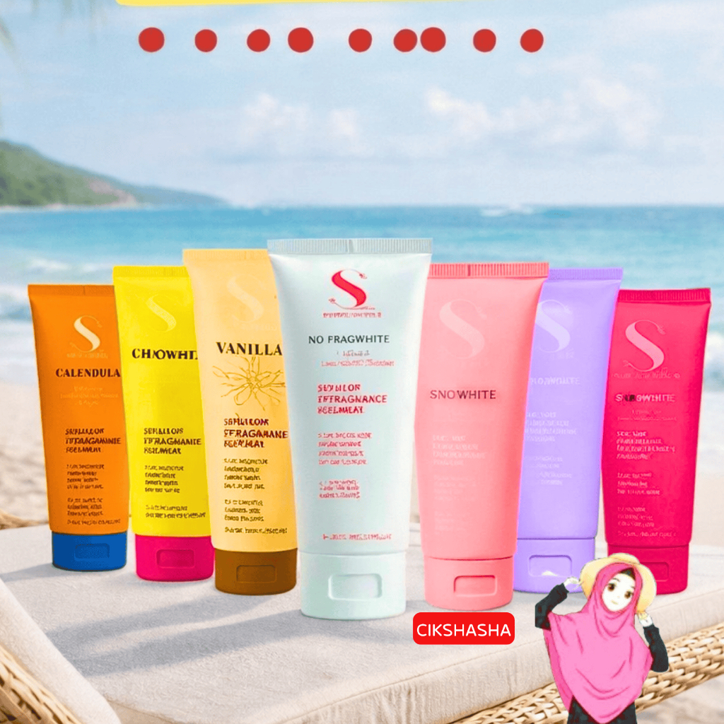SNOWY Treatment Lotion Camel milk - Vanilla ,  Bombshell , Anggur , Strawbery ,Chamemile , Calendula  SNOW WHITE Losyen