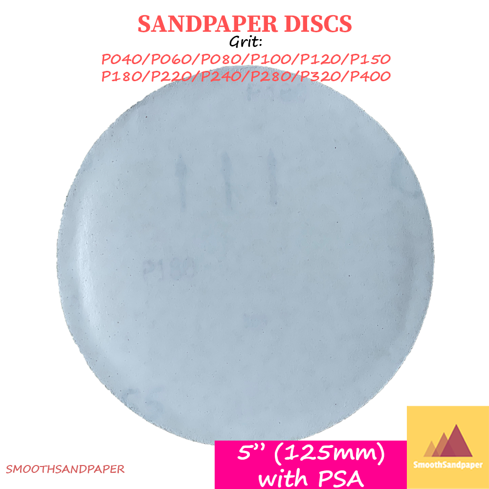 [CALIBER] Kertas Pasir Bulat 5" Sanding Disc PSA 125mm Red Round Sticker 红砂纸背胶圆盘 image 5