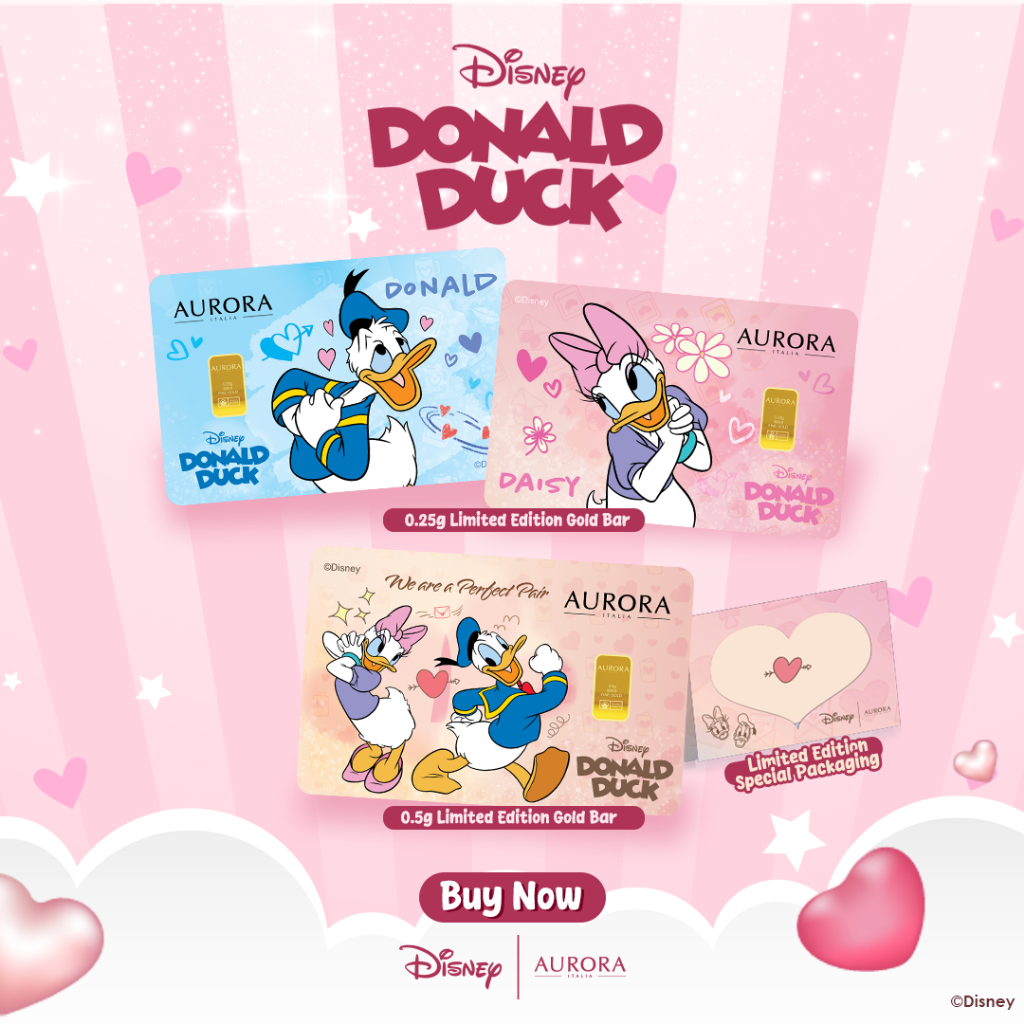 [NEW LAUNCH] DISNEY x AURORA ITALIA (0.25g) 999.9 Donald & Daisy &&hellip;