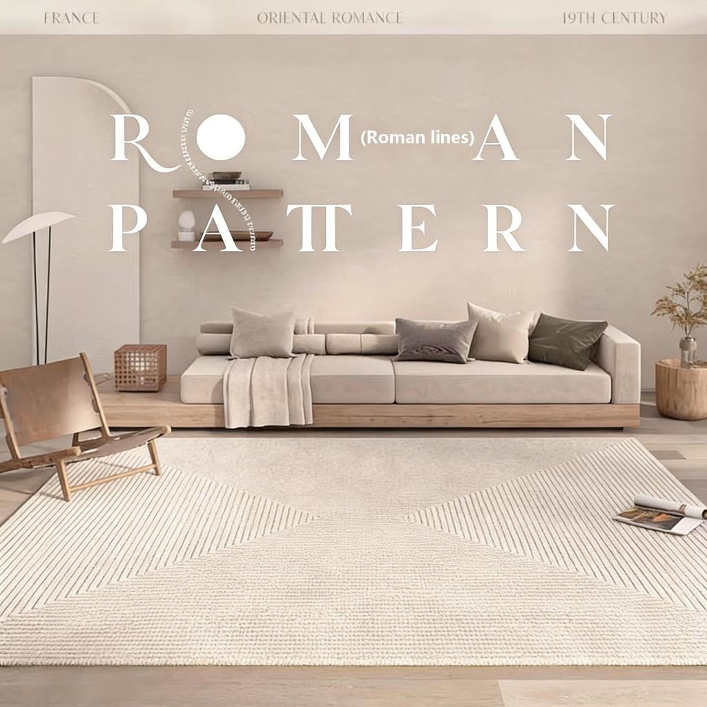 Light luxury bedroom carpet living room carpet sofa and coffee table carpet aesthetic art carpet extra-large carpet