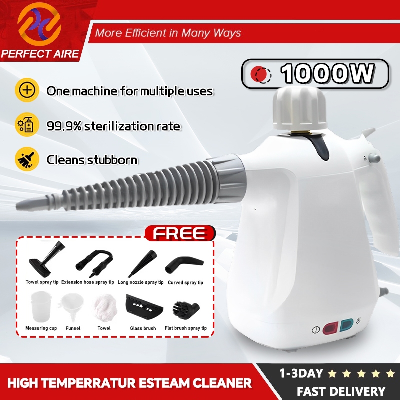 1000W Portable Handheld Steam Cleaner for Air Conditioners and Multi-faceted Oil Cleaning Tools