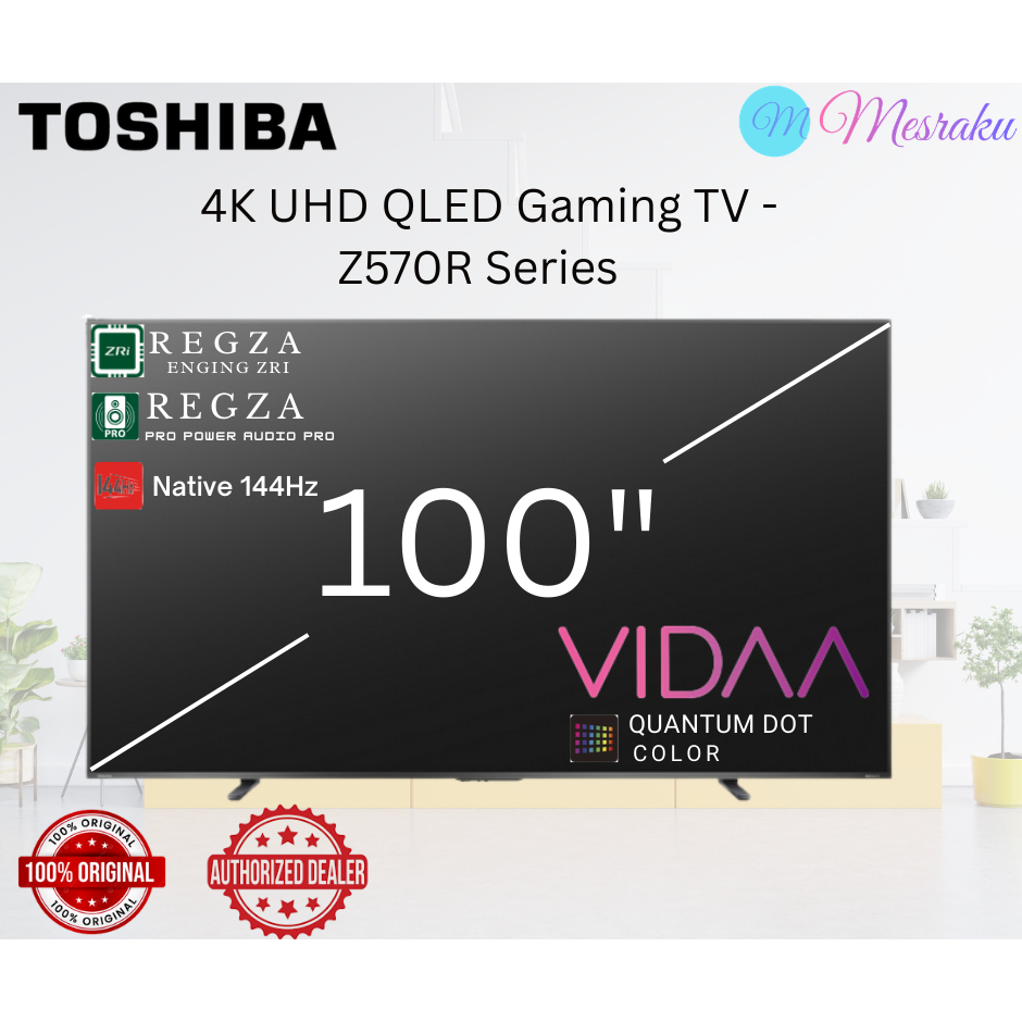 Toshiba 100" QLED Gaming TV - Z570R Series