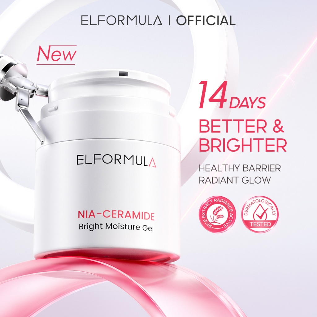 ELFORMULA Nia-Ceramide Bright Moisture Gel | Kulit Sihat & Kuatkan Barrier Kulit