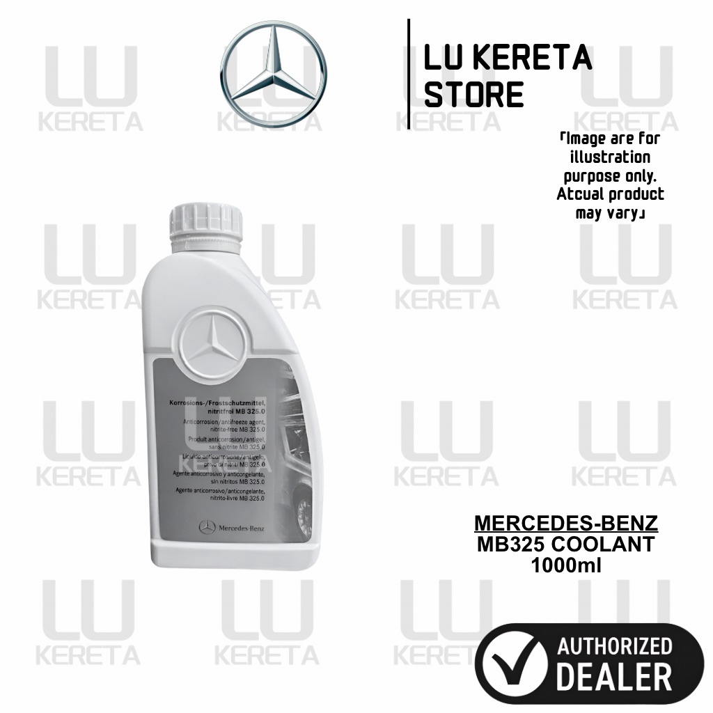 MERCEDES-BENZ MB325 COOLANT 1 LITRE 1000ML FOR A-CLASS B-CLASS C-CLASS E-CLASS CLA CLK SLK GLA GLB GLC GLE